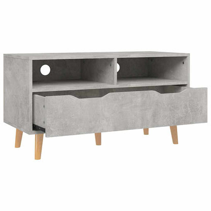 326781 vidaXL TV Cabinet Concrete Grey 90x40x48,5 cm Engineered Wood