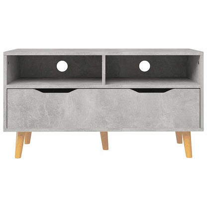 326781 vidaXL TV Cabinet Concrete Grey 90x40x48,5 cm Engineered Wood