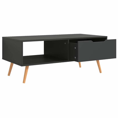 326788 vidaXL Coffee Table Grey 100x49,5x43 cm Engineered Wood