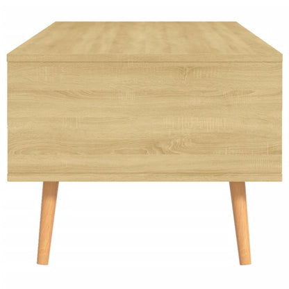 vidaXL Coffee Table Sonoma Oak 100x49.5x43 cm Engineered Wood
