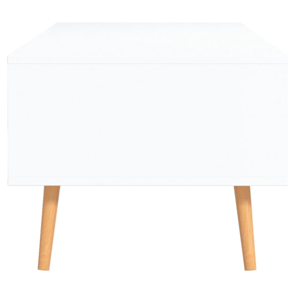 vidaXL Coffee Table White and Sonoma Oak 100x49.5x43 cm Engineered Wood