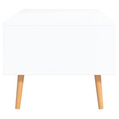 vidaXL Coffee Table White and Sonoma Oak 100x49.5x43 cm Engineered Wood