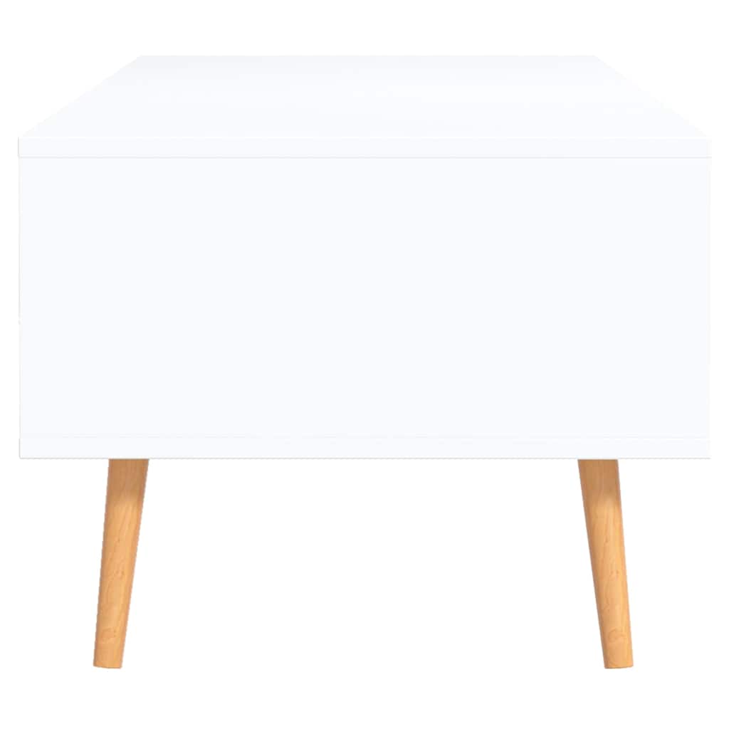 vidaXL Coffee Table White and Sonoma Oak 100x49.5x43cm Engineered Wood