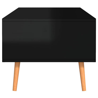 326793 vidaXL Coffee Table High Gloss Black 100x49,5x43 cm Engineered Wood