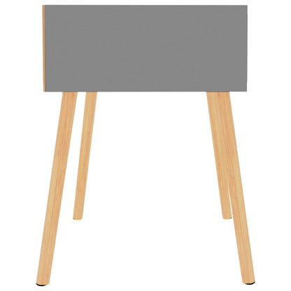 vidaXL Bedside Cabinets 2 pcs Grey 40x40x56 cm Engineered Wood