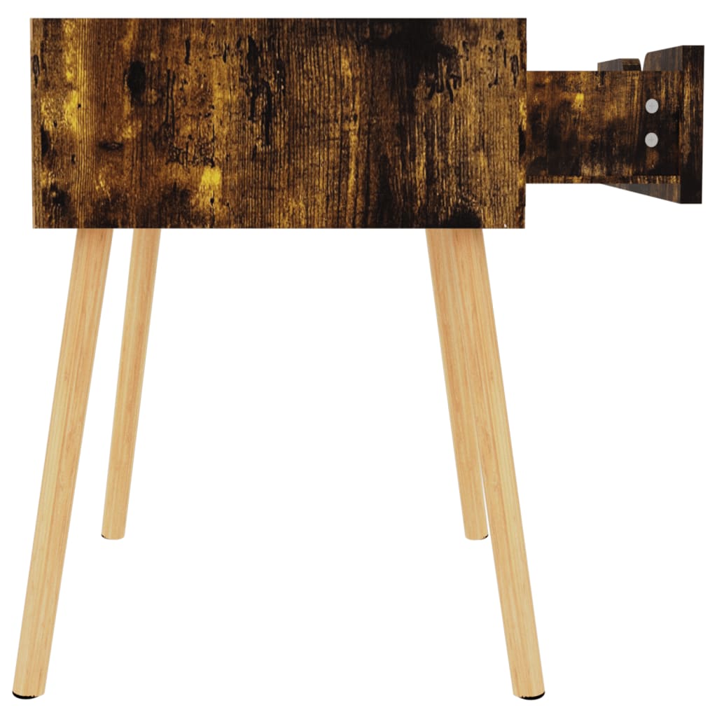 vidaXL Bedside Cabinets 2 pcs Smoked Oak 40x40x56 cm Engineered Wood