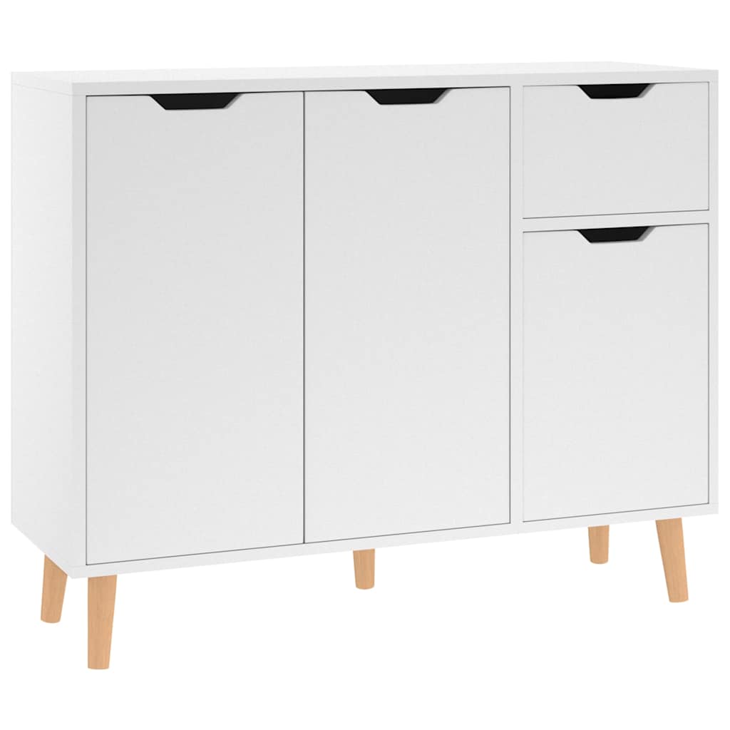 326813 vidaXL Sideboard White 90x30x72 cm Engineered Wood