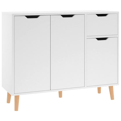 326813 vidaXL Sideboard White 90x30x72 cm Engineered Wood
