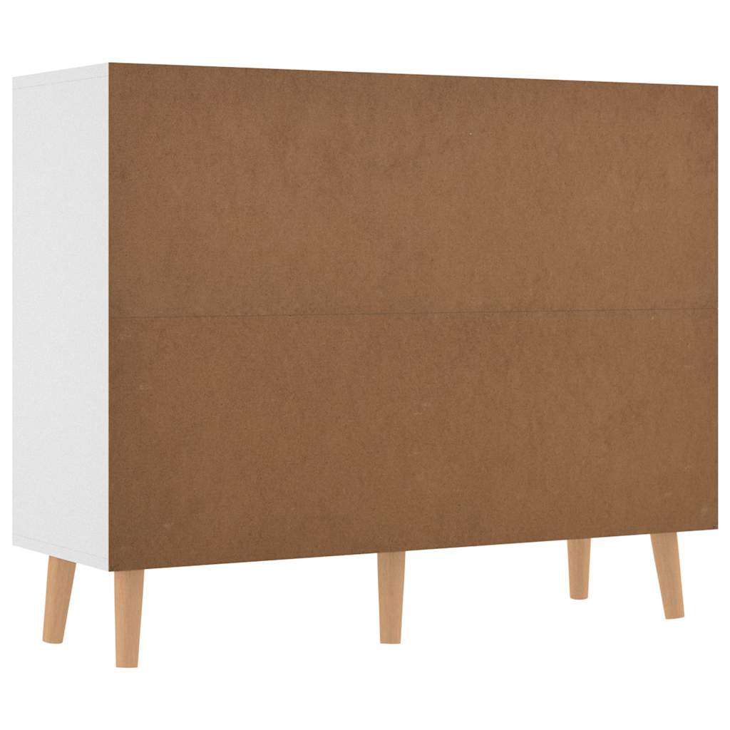 326813 vidaXL Sideboard White 90x30x72 cm Engineered Wood