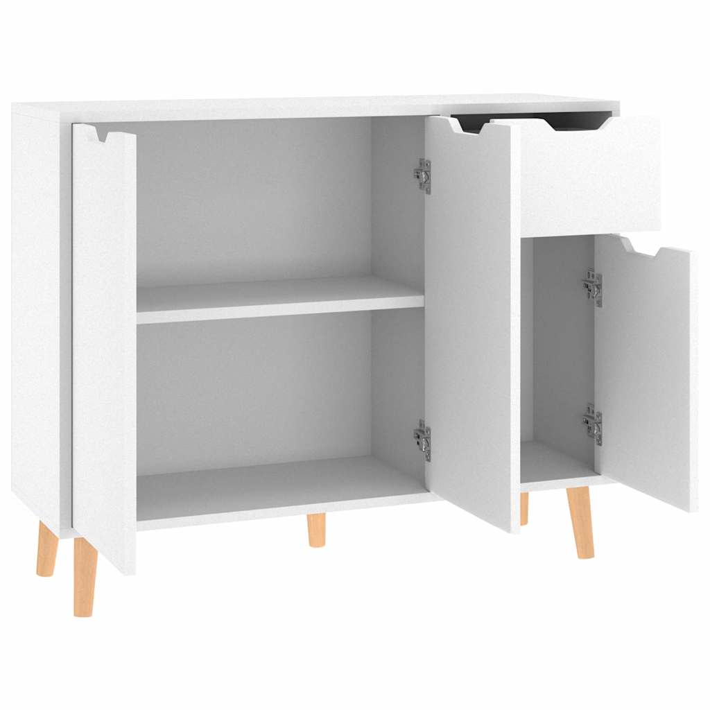 326813 vidaXL Sideboard White 90x30x72 cm Engineered Wood