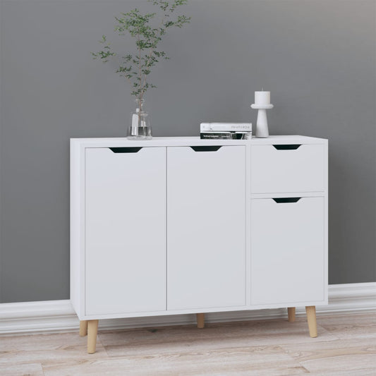 vidaXL Sideboard White 90x30x72 cm Engineered Wood