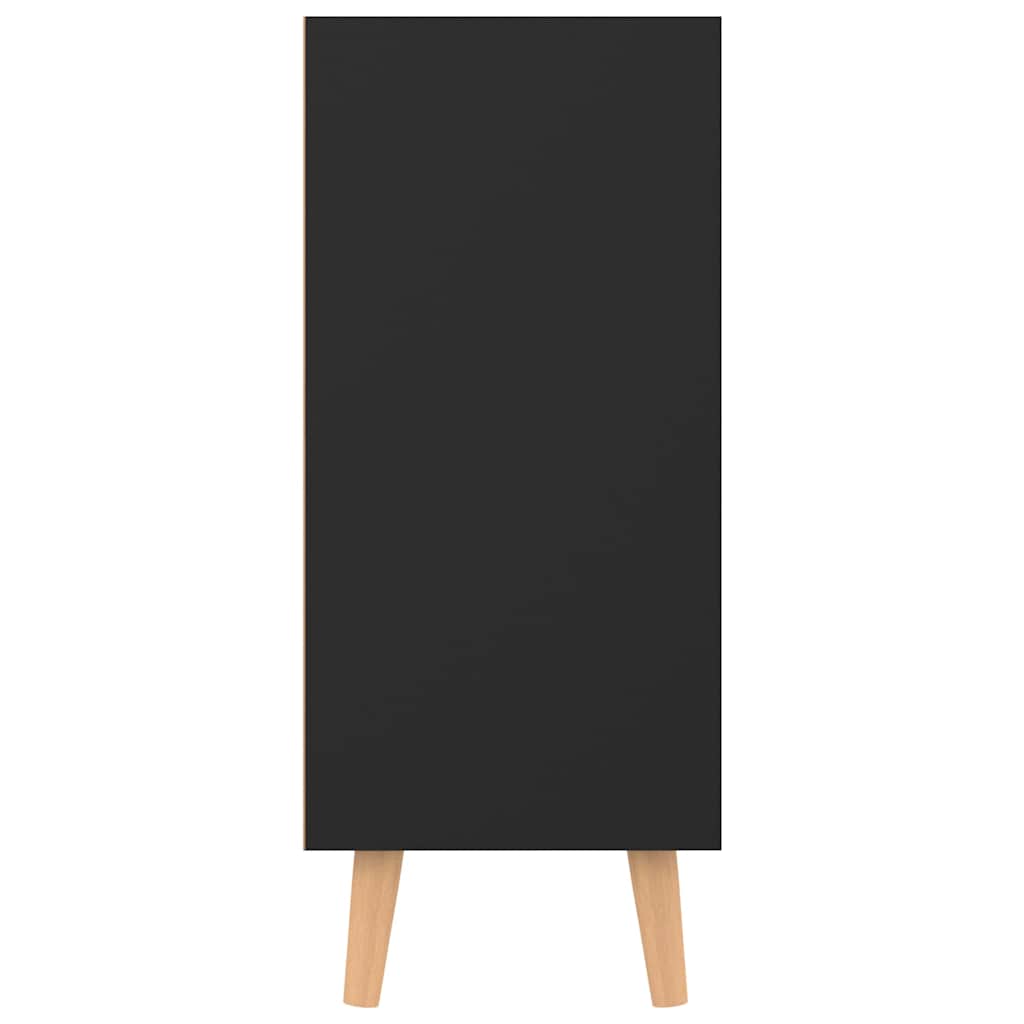 326814 vidaXL Sideboard Black 90x30x72 cm Engineered Wood