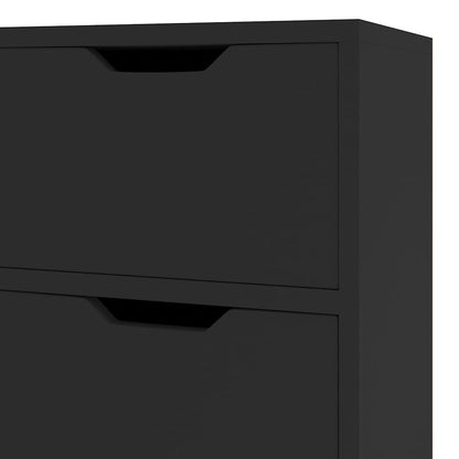 326814 vidaXL Sideboard Black 90x30x72 cm Engineered Wood