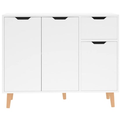 326819 vidaXL Sideboard High Gloss White 90x30x72 cm Engineered Wood