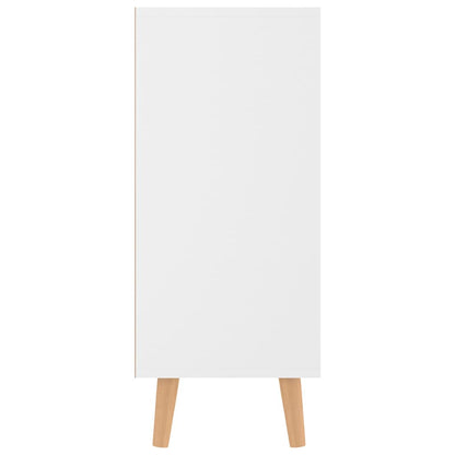 326819 vidaXL Sideboard High Gloss White 90x30x72 cm Engineered Wood