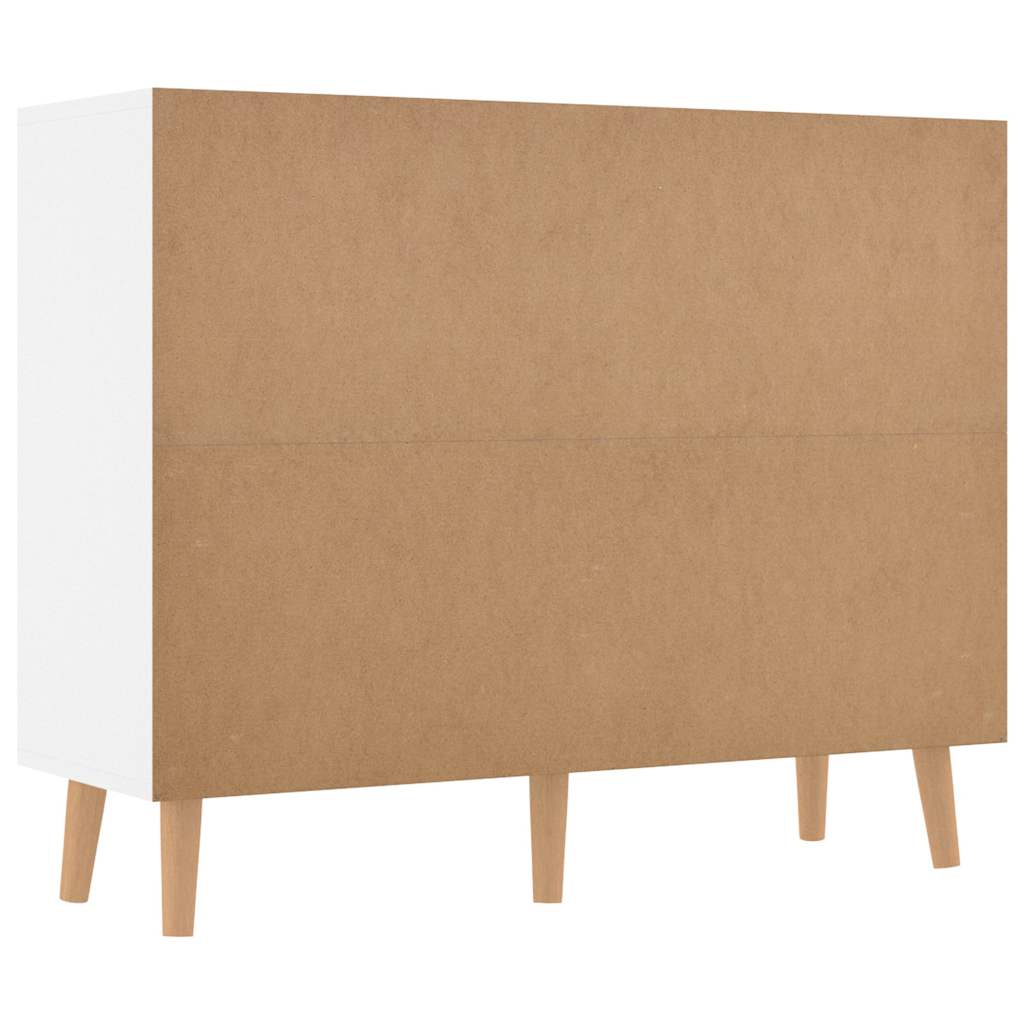 326819 vidaXL Sideboard High Gloss White 90x30x72 cm Engineered Wood