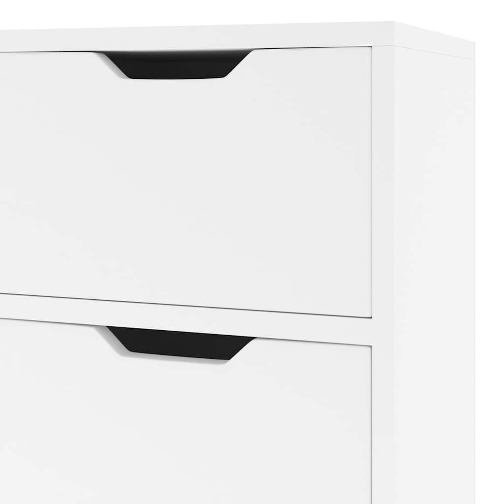 326819 vidaXL Sideboard High Gloss White 90x30x72 cm Engineered Wood