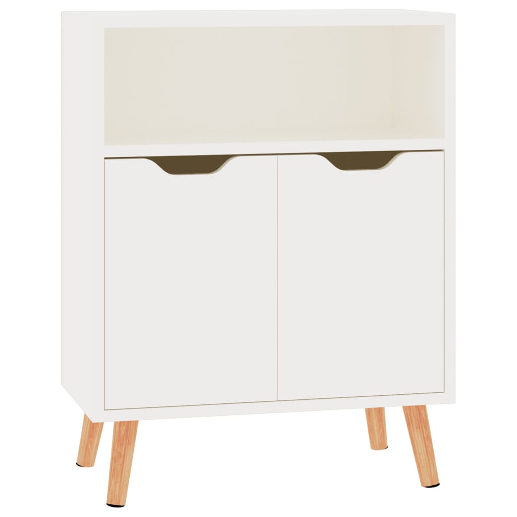 326828 vidaXL Sideboard High Gloss White 60x30x72 cm Engineered Wood