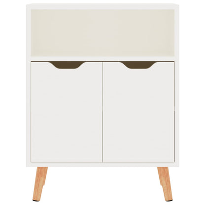 vidaXL Sideboard High Gloss White 60x30x72 cm Engineered Wood