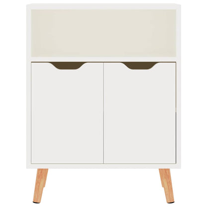 326828 vidaXL Sideboard High Gloss White 60x30x72 cm Engineered Wood