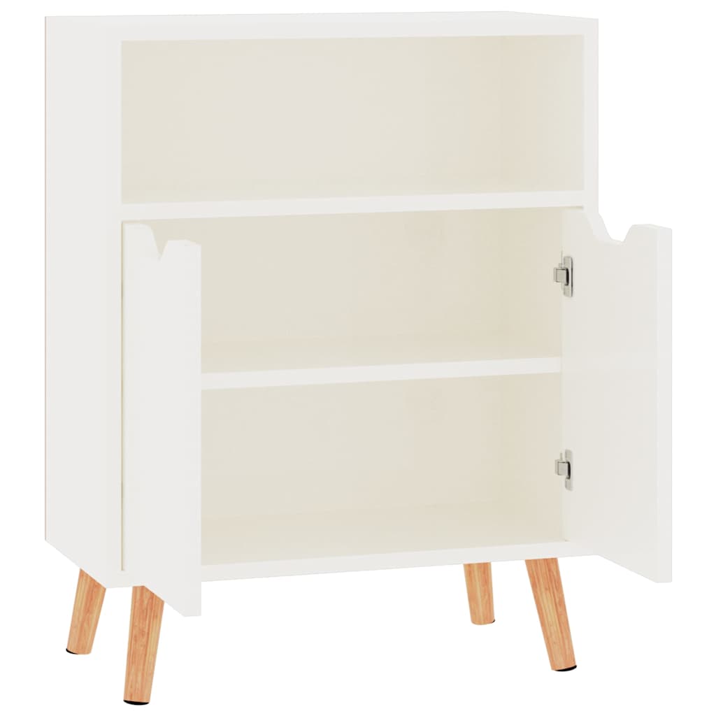 326828 vidaXL Sideboard High Gloss White 60x30x72 cm Engineered Wood