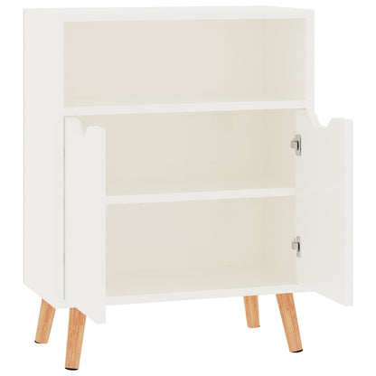 326828 vidaXL Sideboard High Gloss White 60x30x72 cm Engineered Wood