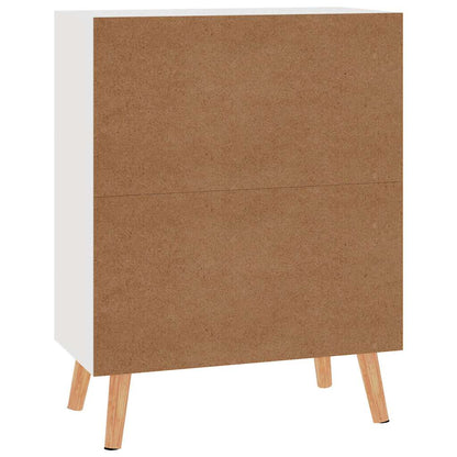 326828 vidaXL Sideboard High Gloss White 60x30x72 cm Engineered Wood