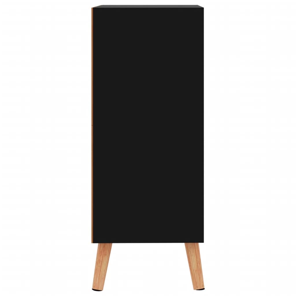 vidaXL Sideboard High Gloss Black 60x30x72 cm Engineered Wood
