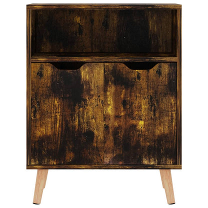 vidaXL Sideboard Smoked Oak 60x30x72 cm Engineered Wood