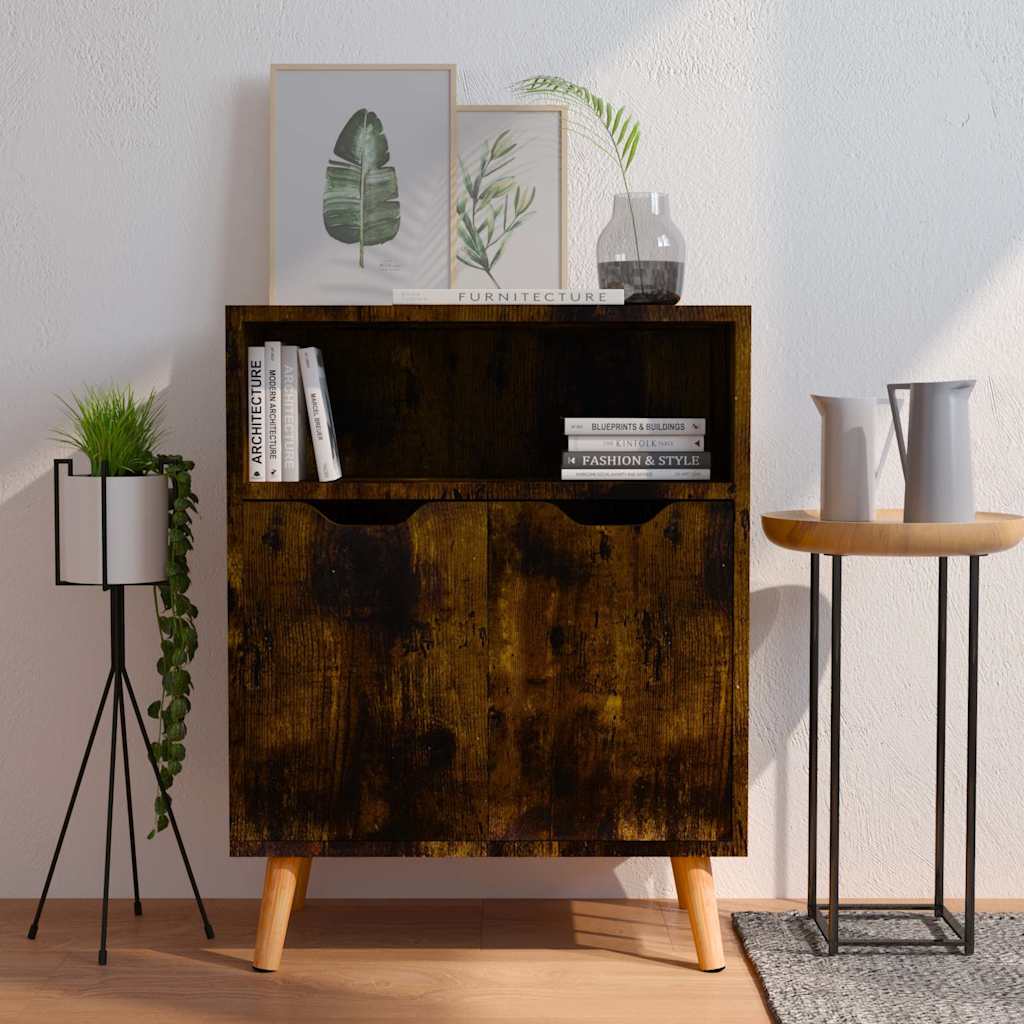 326830 vidaXL Sideboard Smoked Oak 60x30x72 cm Engineered Wood