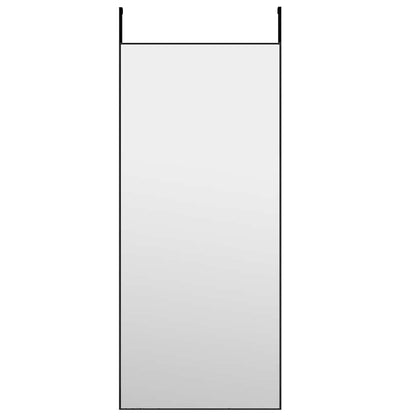 vidaXL Door Mirror Black 40x100 cm Glass and Aluminium