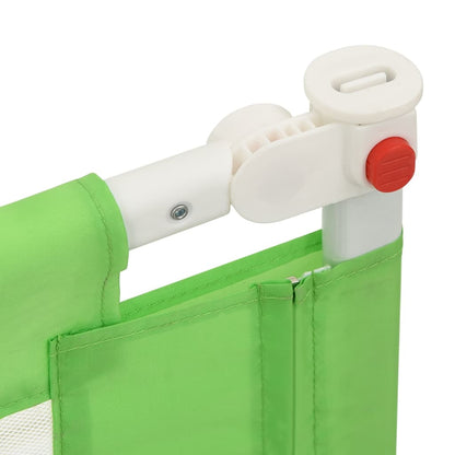 vidaXL Toddler Safety Bed Rail Green 100x25 cm Fabric