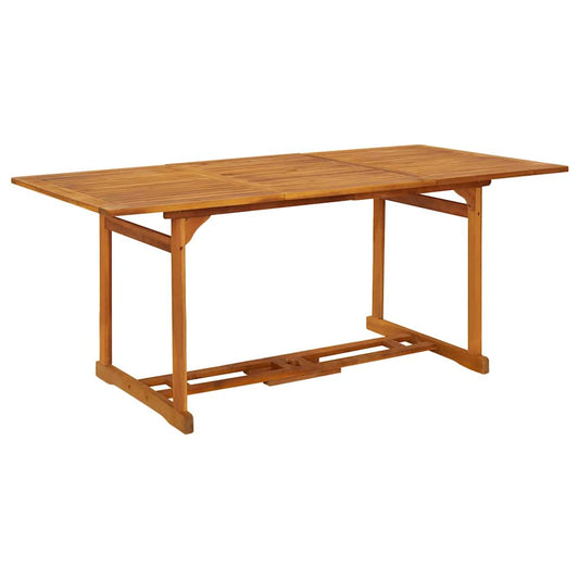 315945 vidaXL Garden Dining Table 180x90x75 cm Solid Acacia Wood