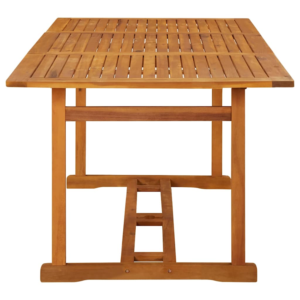 315945 vidaXL Garden Dining Table 180x90x75 cm Solid Acacia Wood