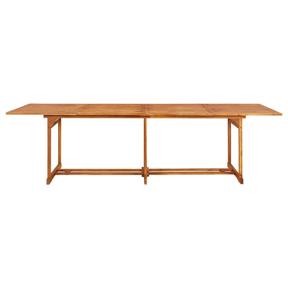 315947 vidaXL Garden Dining Table 280x90x75 cm Solid Acacia Wood