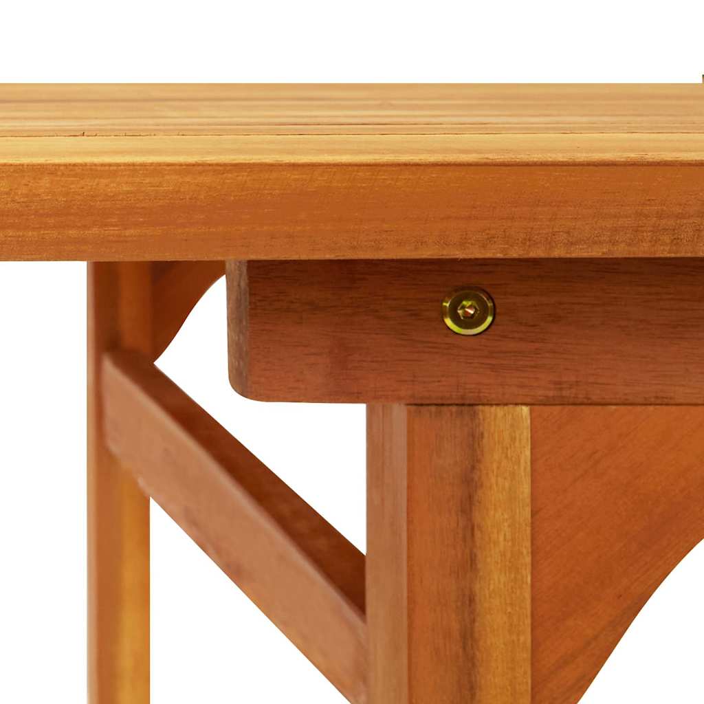 315947 vidaXL Garden Dining Table 280x90x75 cm Solid Acacia Wood