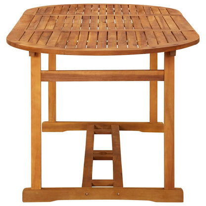 315948 vidaXL Garden Dining Table 180x90x75 cm Solid Acacia Wood