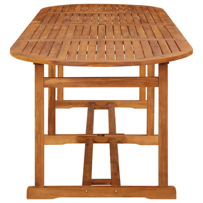 vidaXL Garden Dining Table 280x90x75 cm Solid Acacia Wood