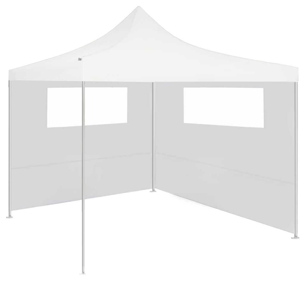 3070420 vidaXL Gazebo Sidewalls with Windows 2 pcs White (315309)