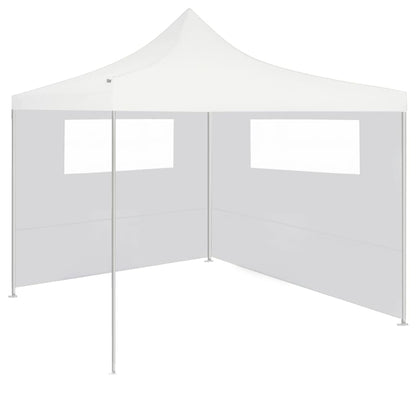 3070420 vidaXL Gazebo Sidewalls with Windows 2 pcs White (315309)