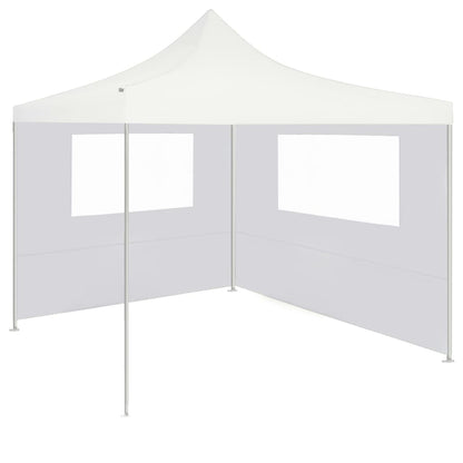 vidaXL Gazebo Sidewall with Windows 4x2 m White