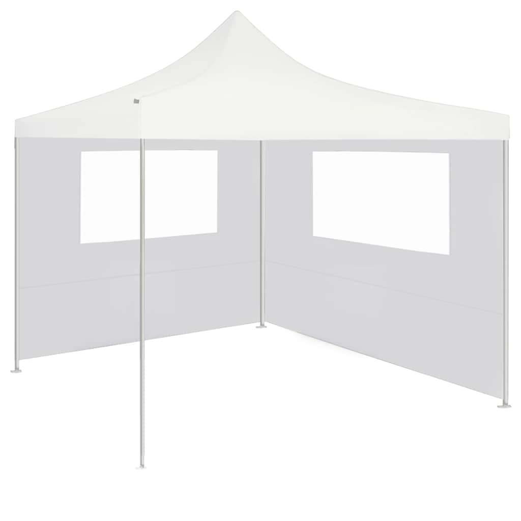 vidaXL Gazebo Sidewall with Windows 4x2 m White