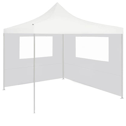 vidaXL Gazebo Sidewall with Windows 4x2 m White