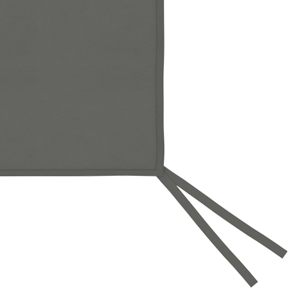 vidaXL Gazebo Sidewalls with Windows 2 pcs Anthracite