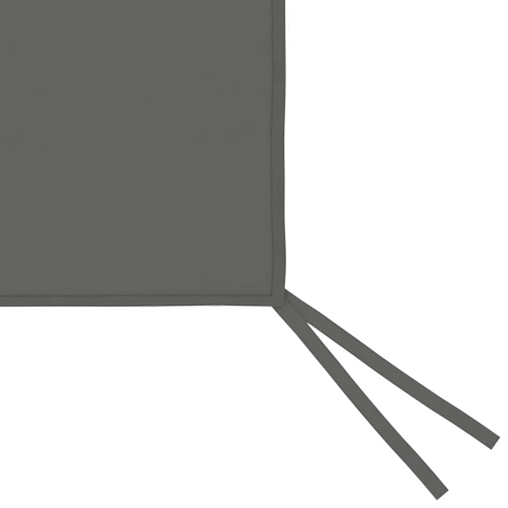 vidaXL Gazebo Sidewalls with Windows 2 pcs Anthracite