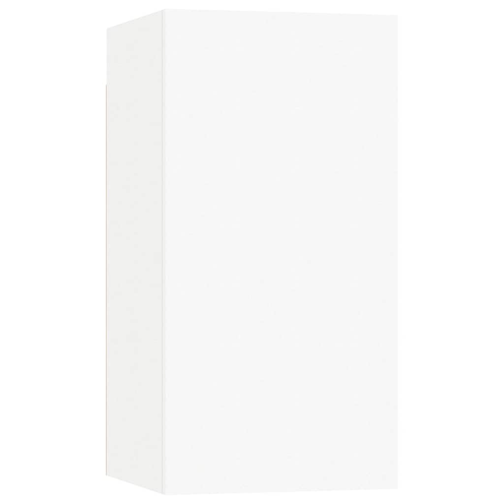 vidaXL TV Cabinet | White | Engineered wood | Small | Wall mounting | TV Cabinet