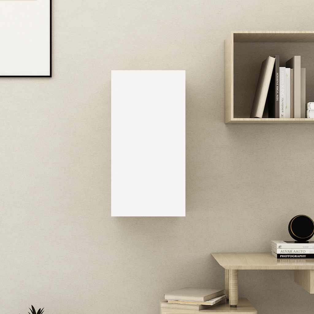 vidaXL TV Cabinet White 30.5x30x60 cm Engineered Wood