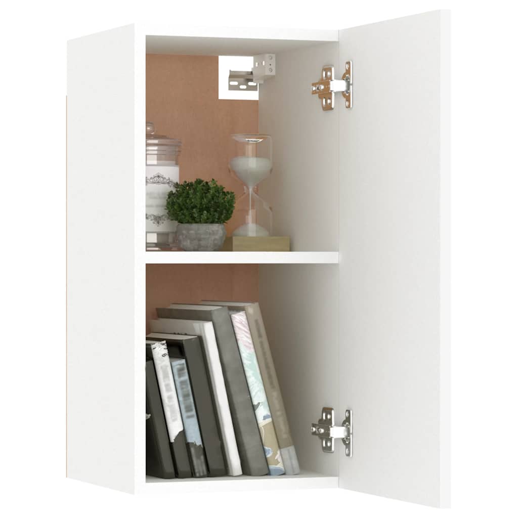 vidaXL TV Cabinet White 30.5x30x60 cm Engineered Wood