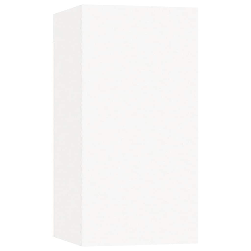vidaXL TV Cabinets 2 pcs White 30.5x30x60 cm Engineered Wood