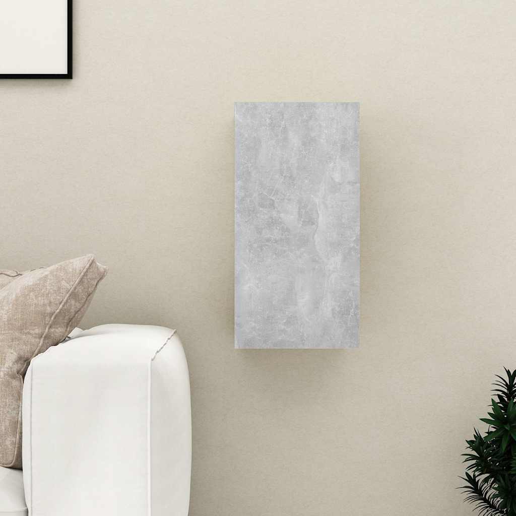 vidaXL TV Cabinet Concrete Grey 30.5x30x60 cm Engineered Wood